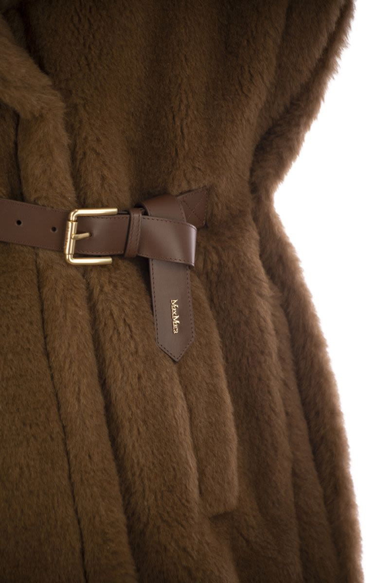 Max Mara LANOSO4 - TEDDY FABRIC VEST CAPE - Gilets - BeyondStyle