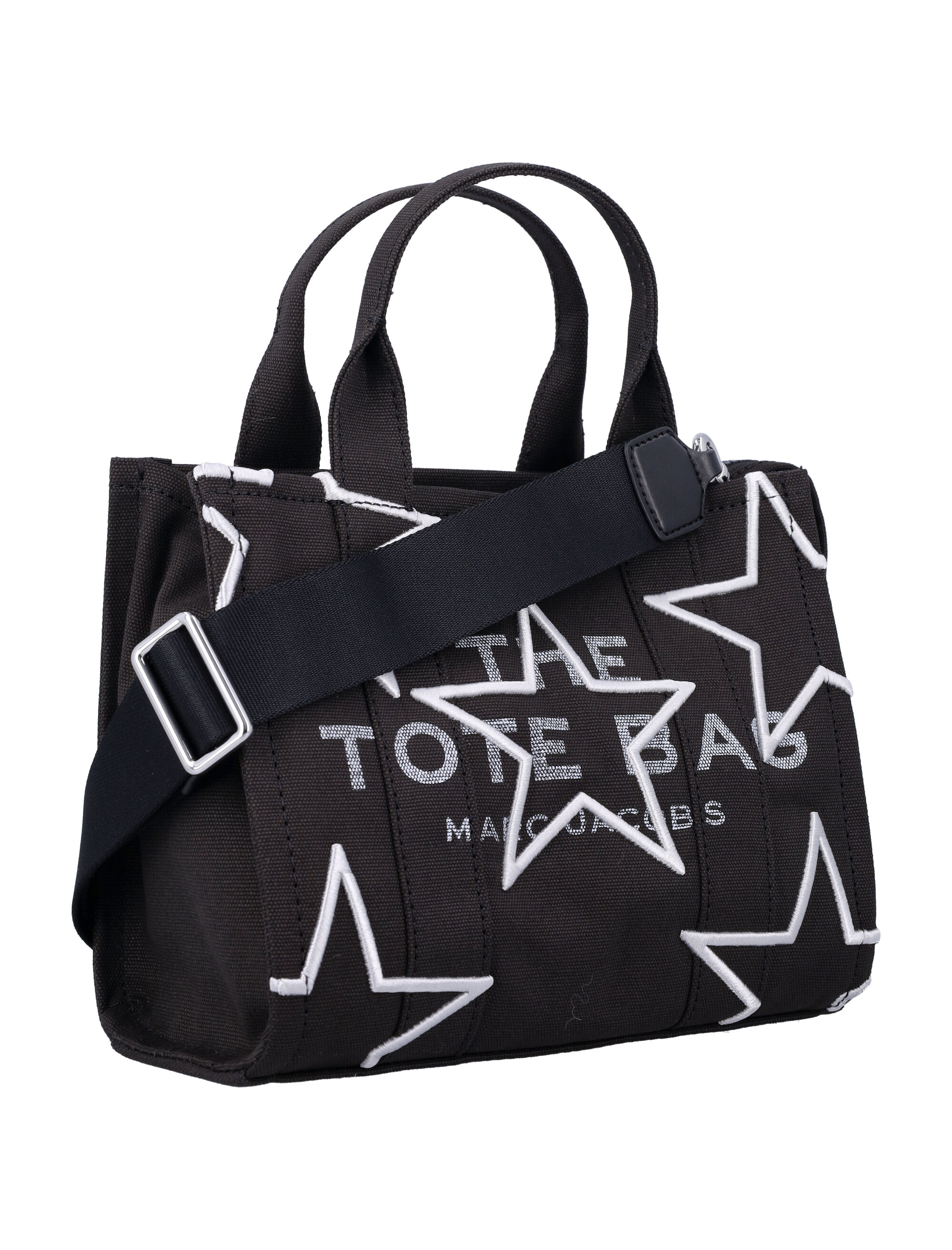MARC JACOBS｜ (Star Canvas Small Tote Bag (2R4HTT019H03 Marc Jacobs - The Star Small Tote Bag canvas black - The Corner