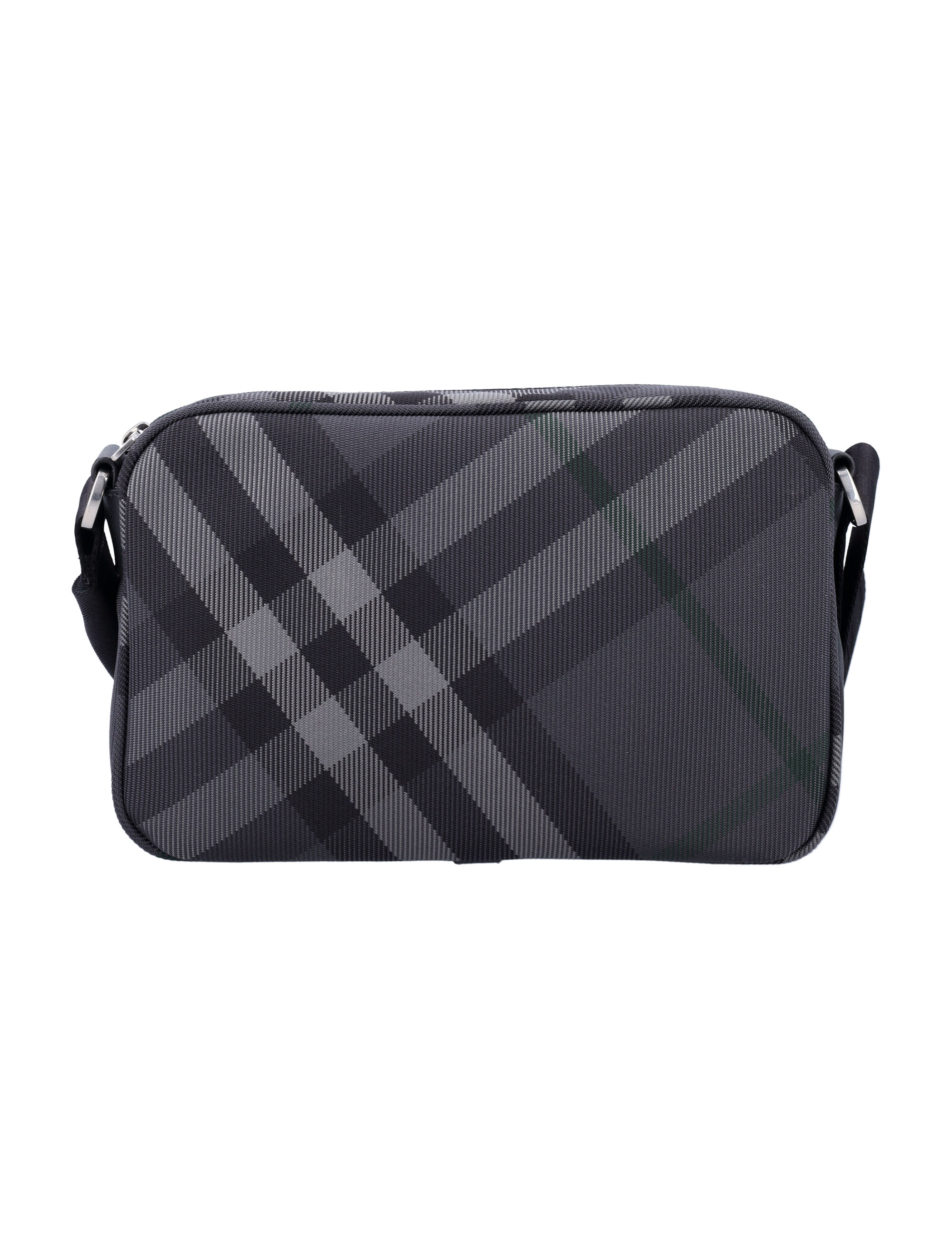【BURBERRY】Grid Crossbody Bag Grid Crossbody Bag in Charcoal - Men | Burberry® Official