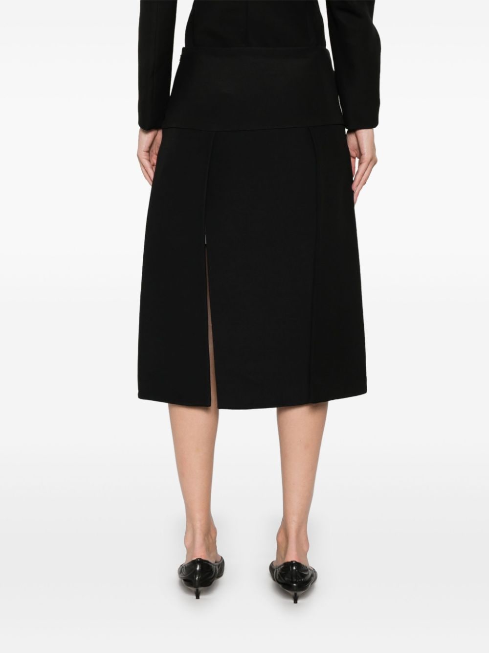 スカート KHAITE FW24 Khaite Kidd Skirt (41324092 200) Kidd Skirt in Black – KHAITE