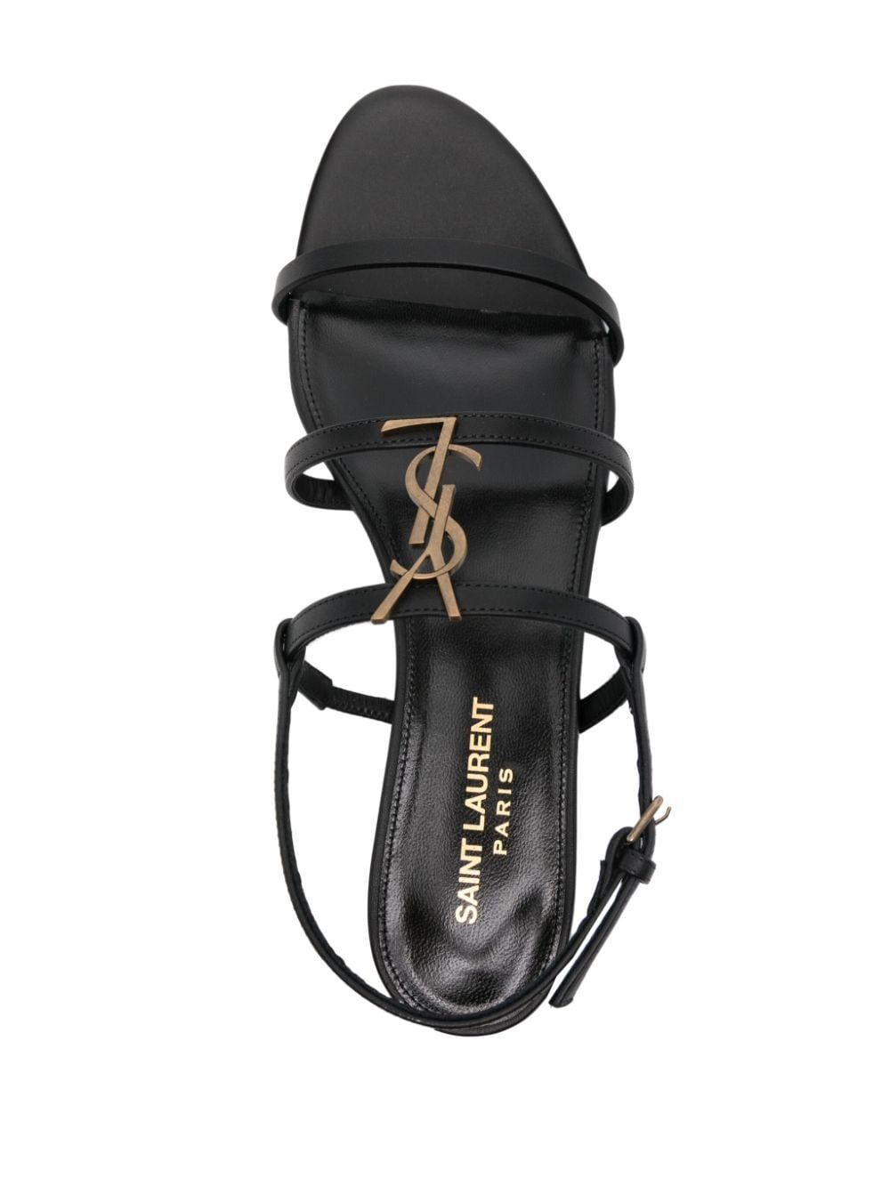 【Saint Laurent】NEW CASSANDRA FL MAINE/GO OF◆777348BDATT Yves Saint Laurent NEW CASSANDRA FL MAINE/GO OF - Sandals