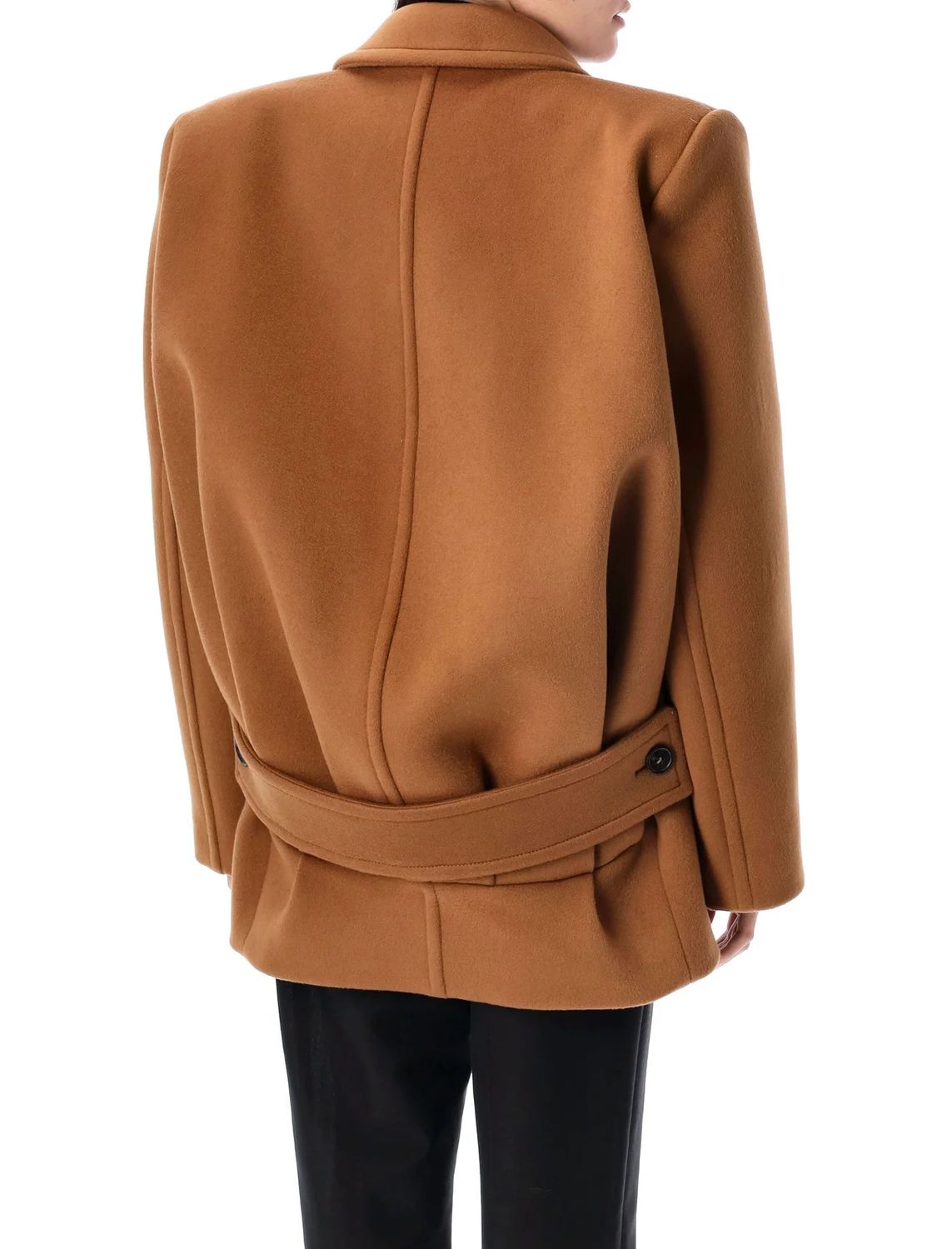 【関税&送料込】Saint Laurent Camel Wool Short Coat Saint Laurent Camel wool short coat | TheDoubleF