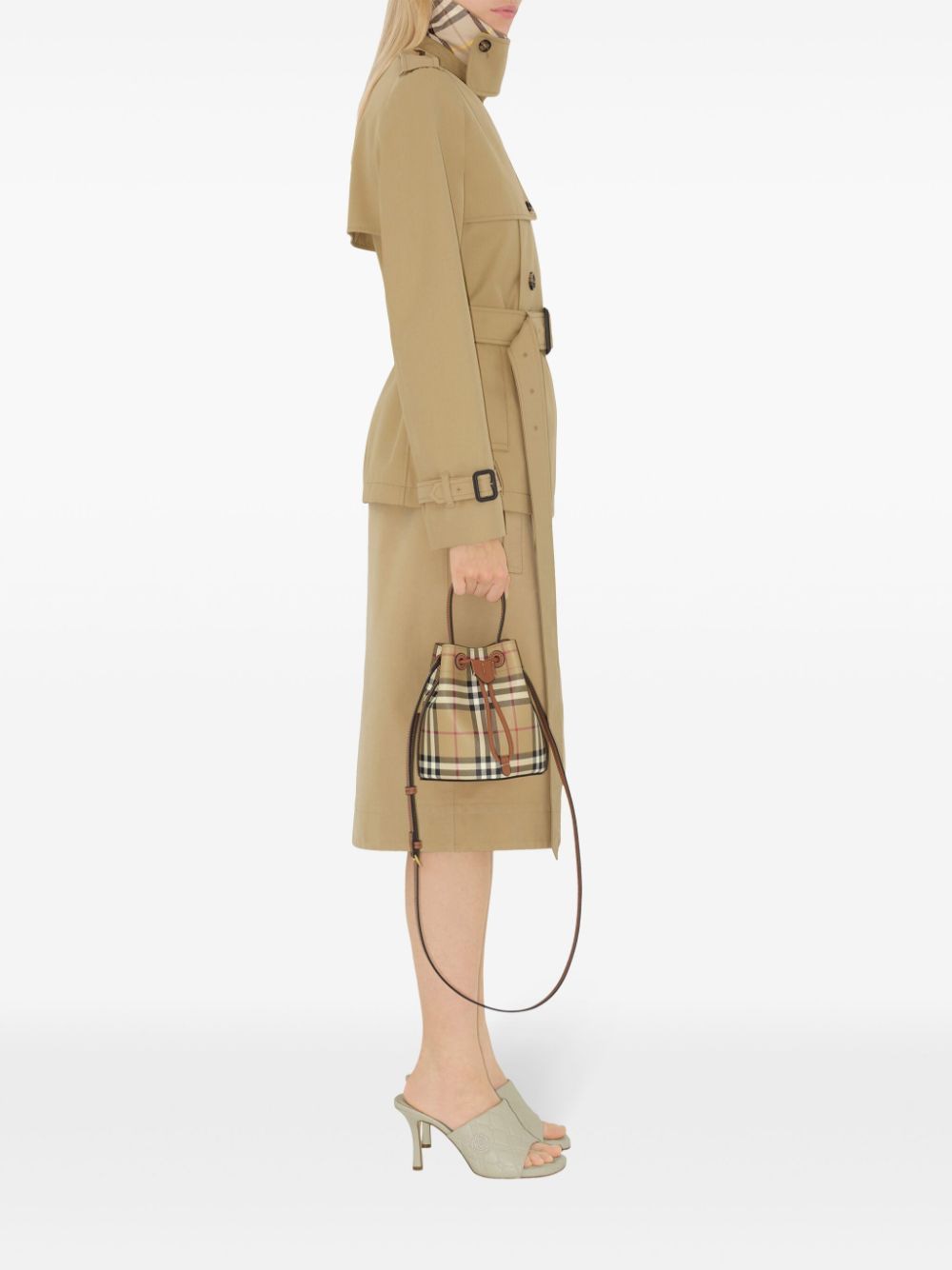 SALE!! BURBERRY◆LL MN DRAWSTRING DFC◆8109794155142 Burberry Check Drawstring Pouch Bag | Neiman Marcus