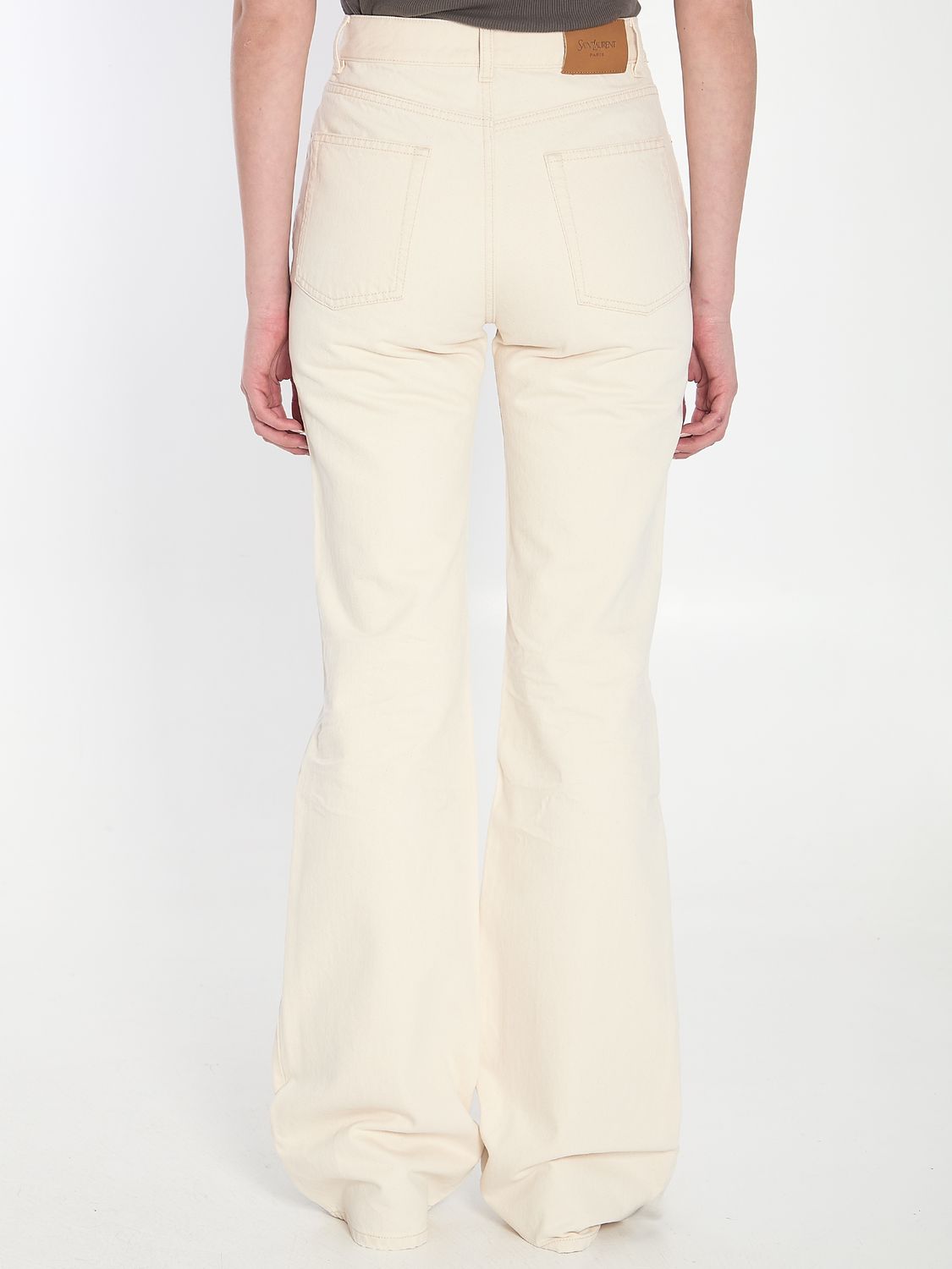 ボトムスその他 Saint Laurent 70's jeans in almond colour Yves Saint Laurent 70S JEANS IN ALMOND COLOUR - Jeans