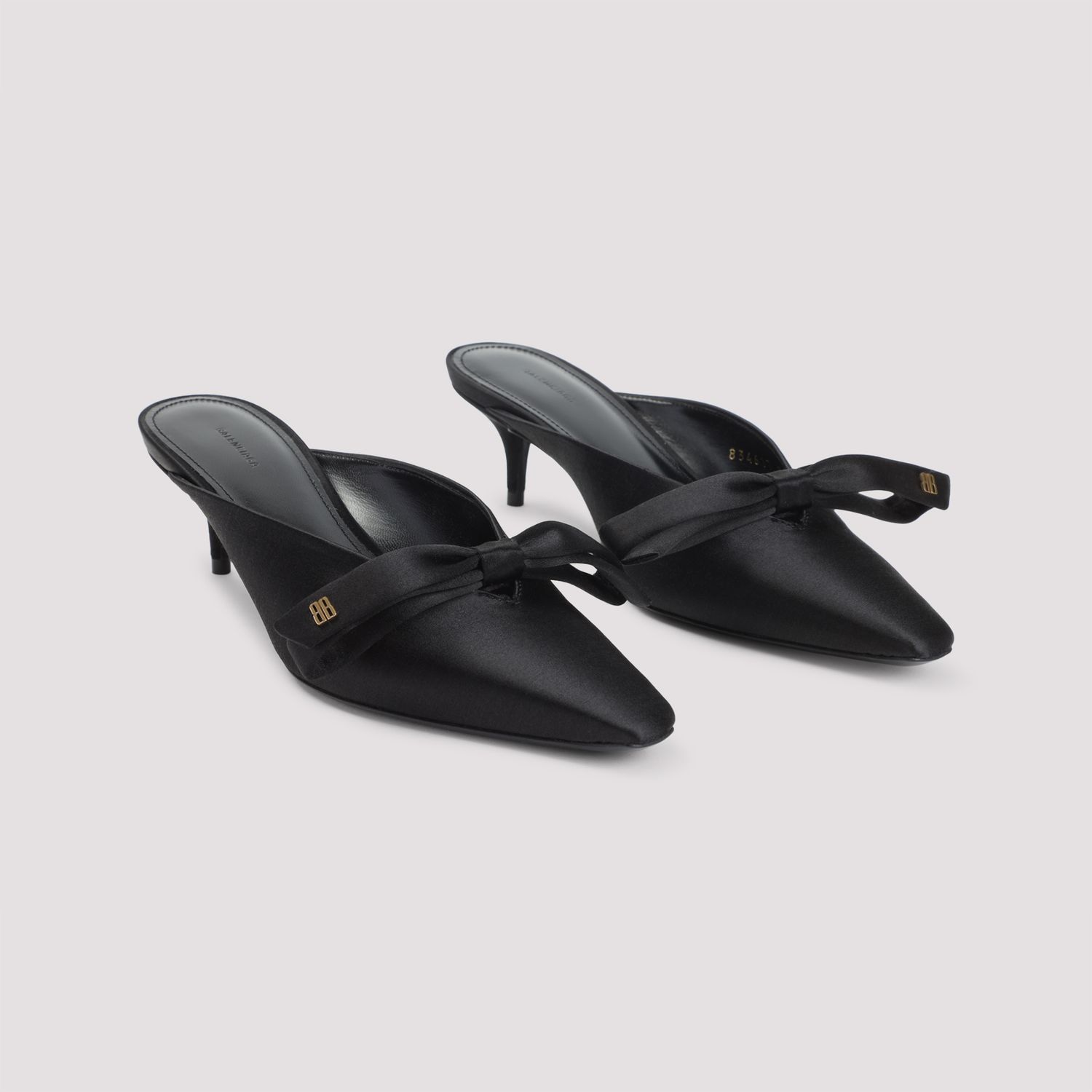 バレンシアガ Balenciaga Nano Bow Mules Balenciaga NANO BOW MULES - Slippers - BeyondStyle