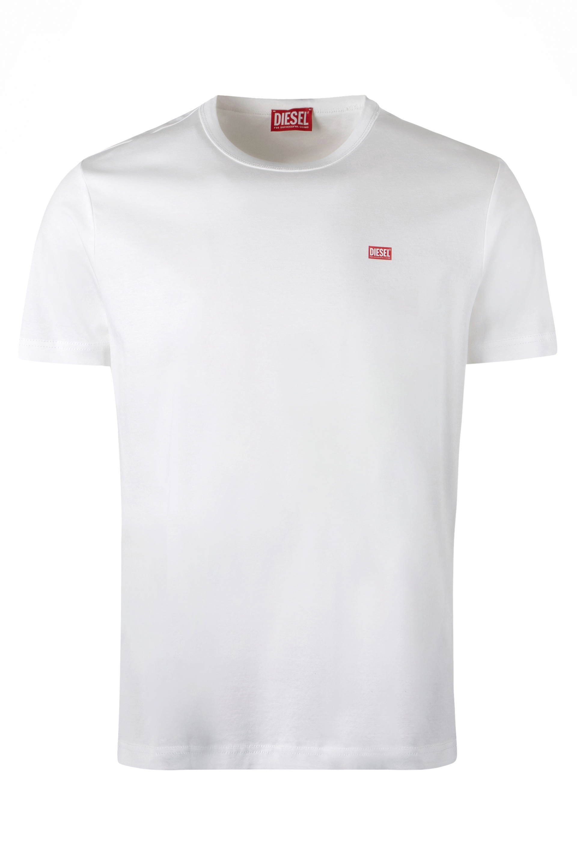 Tシャツ・カットソー Diesel White Cotton T-Miegor-K77 T-Shirt Men's T-shirt in mercerised cotton | White | Diesel