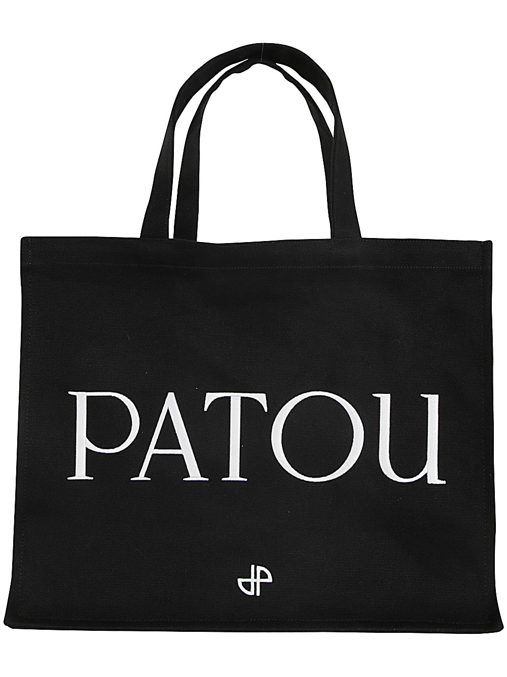トートバッグ PATOU Black Cotton Shopping Bag Patou | Patou canvas tote in organic cotton
