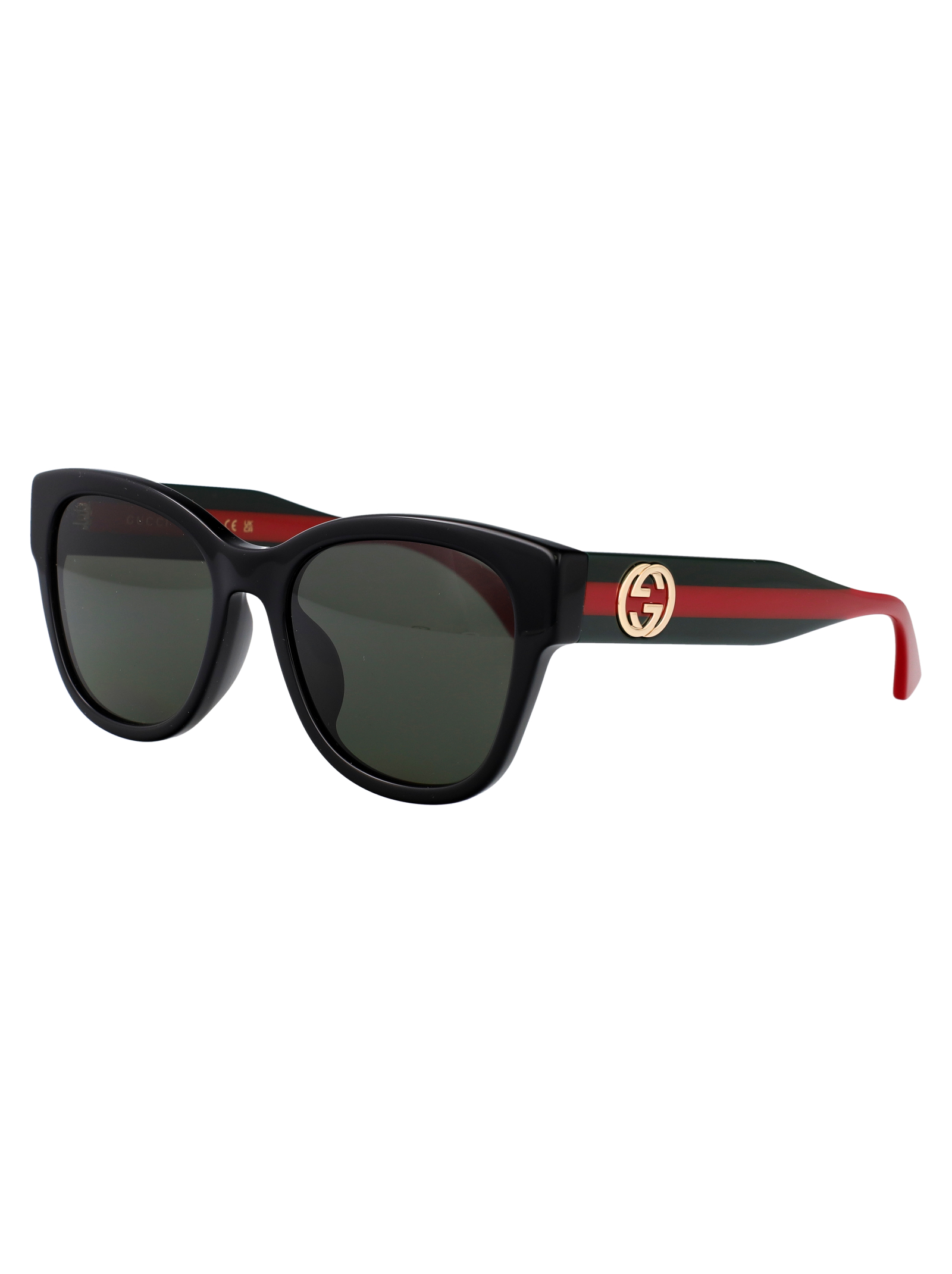 Gucci GG1866SK 001 Sunglasses Black Square Frame, Grey Lenses Gucci GG1866SK 001 Butterfly Sunglasses Solid Black - eye-oo.com main image 2