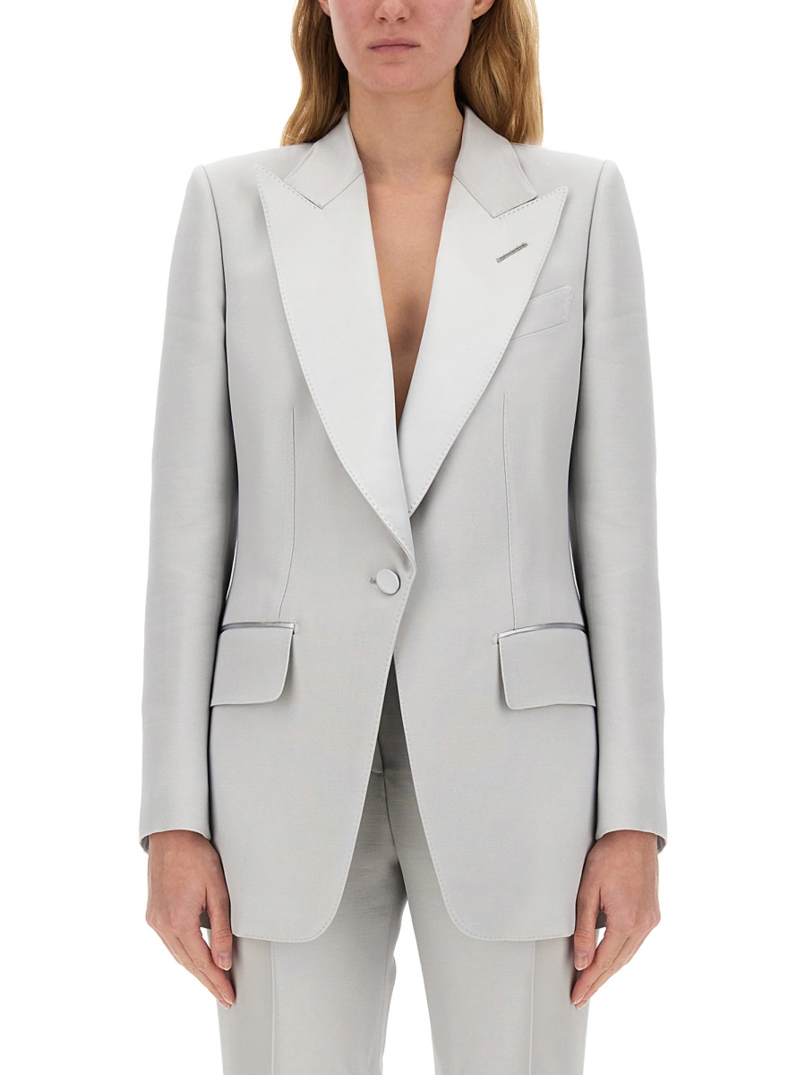 ジャケット TOM FORD Bianca Single Breasted Tuxedo Jacket Tom Ford Bianca Single Breasted Tuxedo Jacket | italist