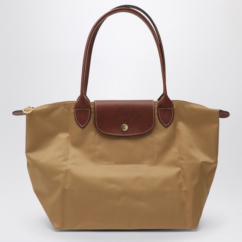 【関税&送料込】Longchamp Fawn-Coloured Le Pliage Original L Le Pliage Original L Tote bag Fawn - Recycled canvas