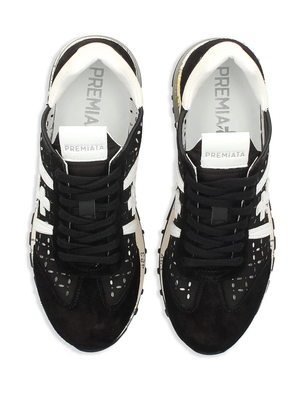 スニーカー PREMIATA SS25 LUCY D SNEAKERS (LUCYD 7414 BLACK) Premiata Black Lucyd 7414 Sneakers in Black | THE LIST