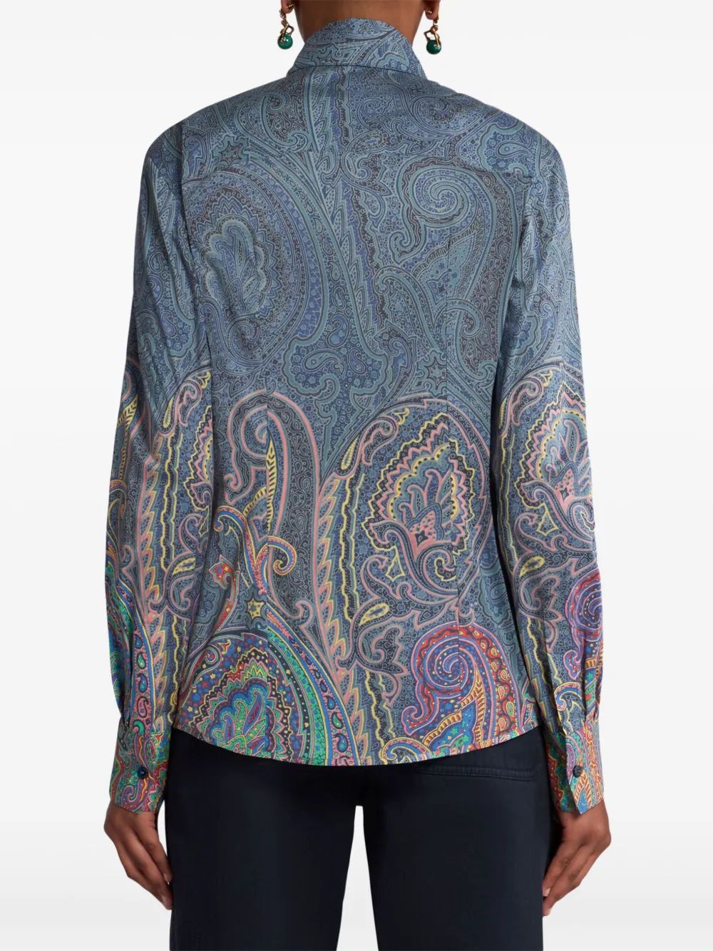 ETRO STRETCH POPLIN COTTON SHIRT - Shirts - BeyondStyle